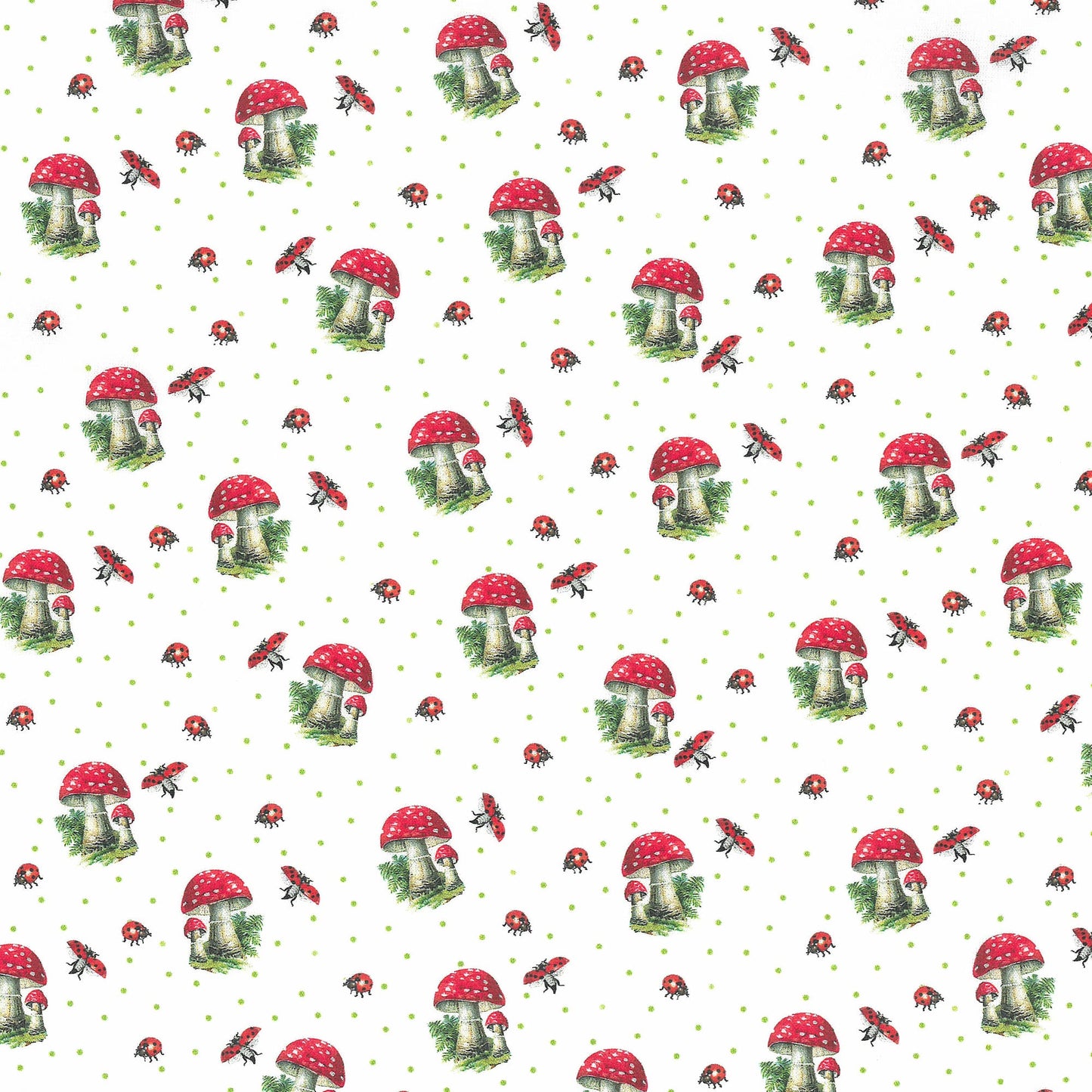 Digitaldruckst. Canterbury weiß