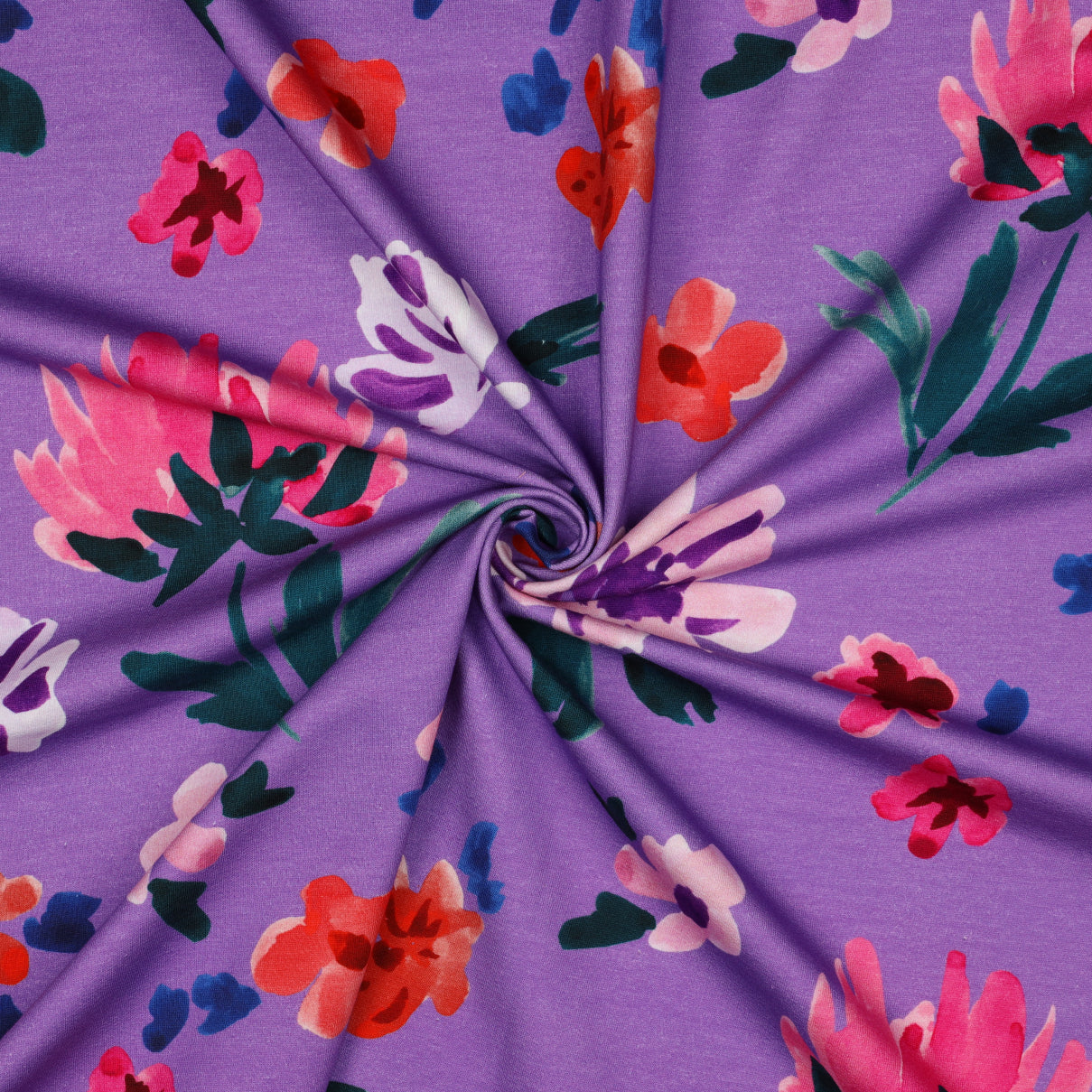 French Terry digital colette- Nerida Hansen- lavendel