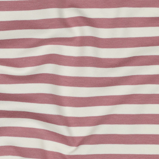 French Terry maritime Streifen