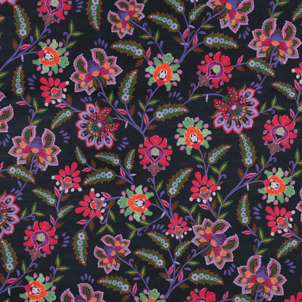SOFTSHELL DIGITAL FLOWERS - Navy