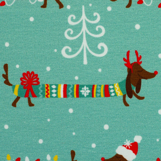 Sweat HOLLY – Weihnachts-Hundefreuden für dein Nähprojekt