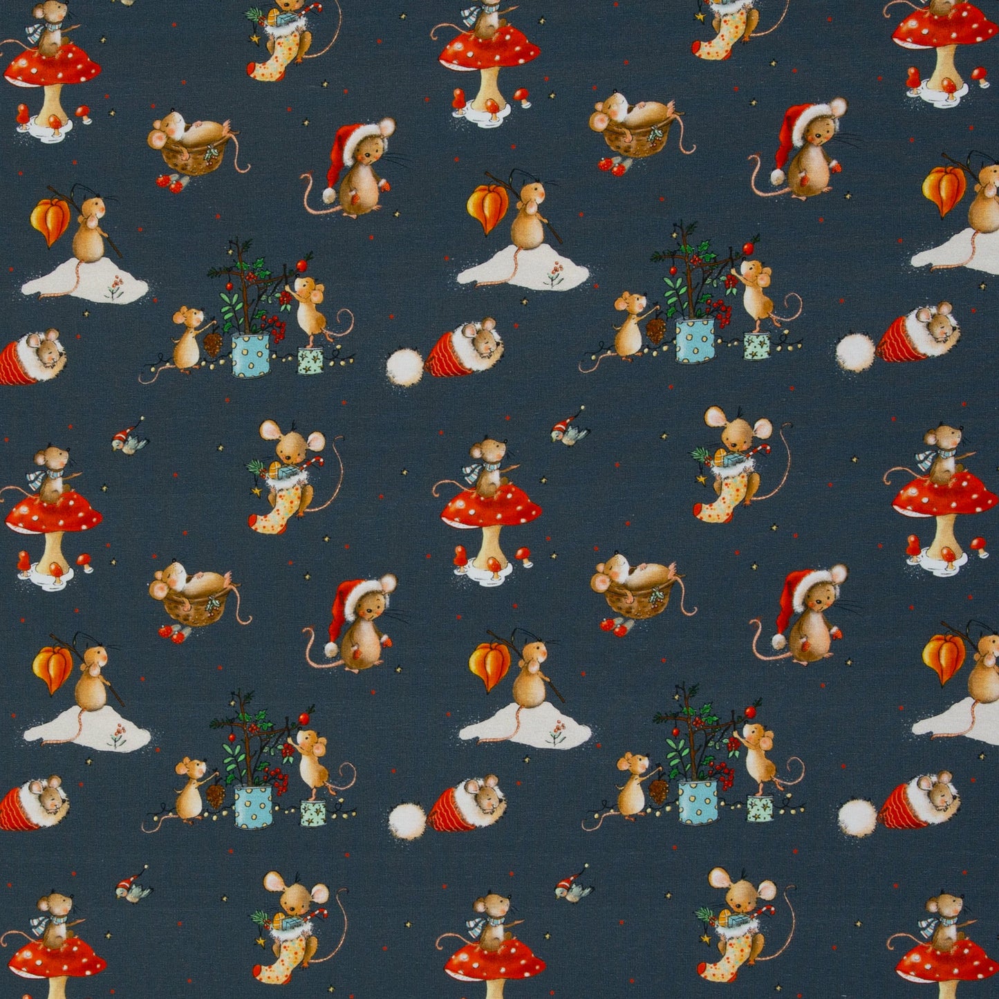 Jersey Lathi Weihnachtsmäuse – süß, verspielt, winterlich