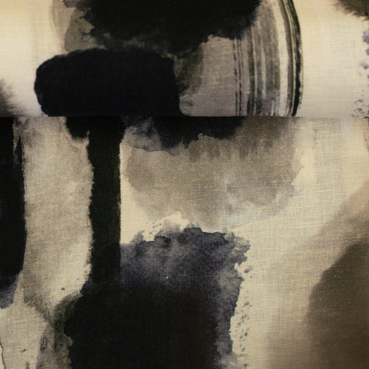 Baumwoll-Leinen „Adria – Aquarell“ – Swafing