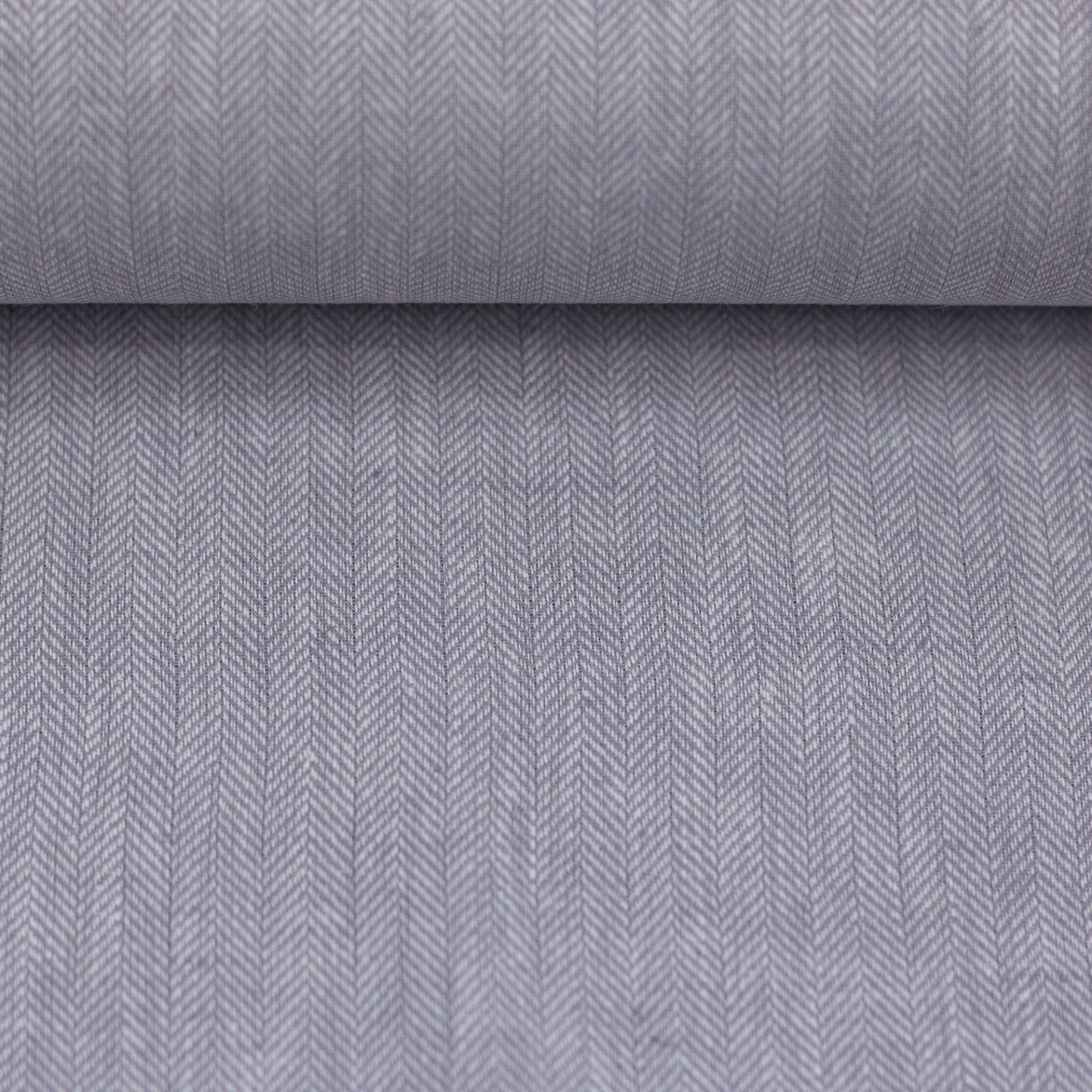 Leinengemisch "Paul- Fischgrätmuster grau"- Swafing