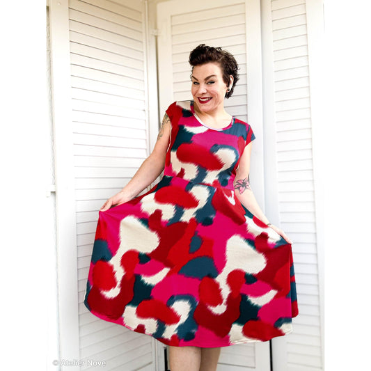 Viscosejersey "Echo of Summer made by colu" Swafing