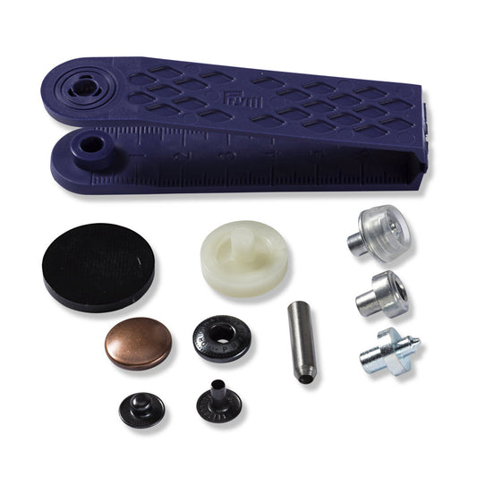 Nähfrei-Druckknopf Anorak, 15mm, altkupfer