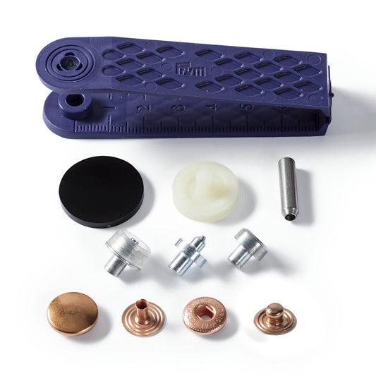 Nähfrei-Druckknopf Anorak, 15mm, kupferfarbig