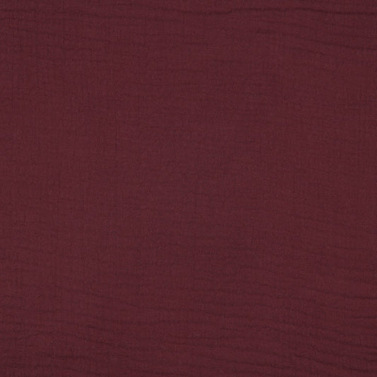 3-lagiger Musselin in Uni-Farben aus 100 % GOTS-zertifizierter Bio-Baumwolle, 135 cm breit und ca. 125 g/m² – besonders weich, voluminös und ideal für Kleidung, Babyartikel und Accessoires.