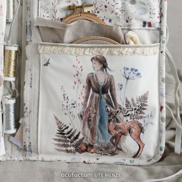 Rüschenband creme elastisch 16 mm breit