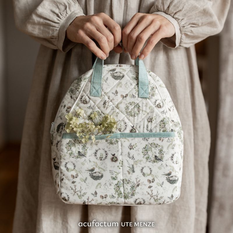 Baumwollstoff „Frühlingskränze“ – Kerstin Heß | acufactum