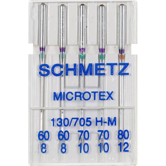 Nähmaschinennadeln 130/705 Microtex 60-80