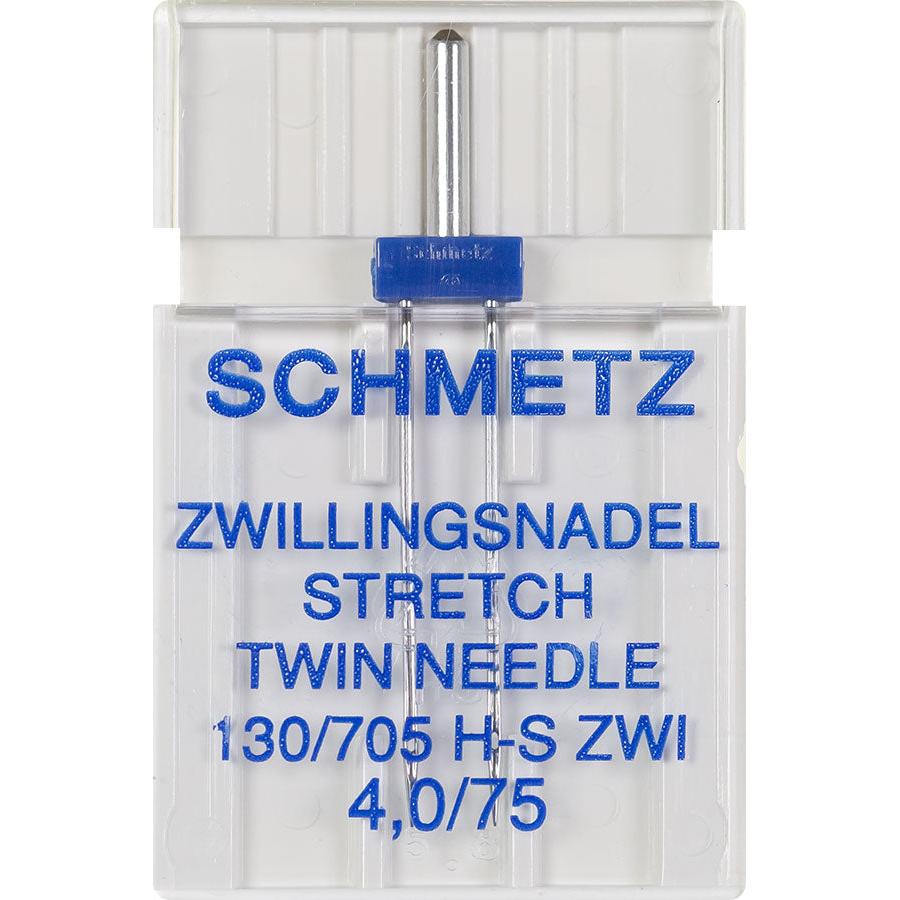Zwillings Nähmaschinennadeln 130/705 Stretch 75/4.0mm