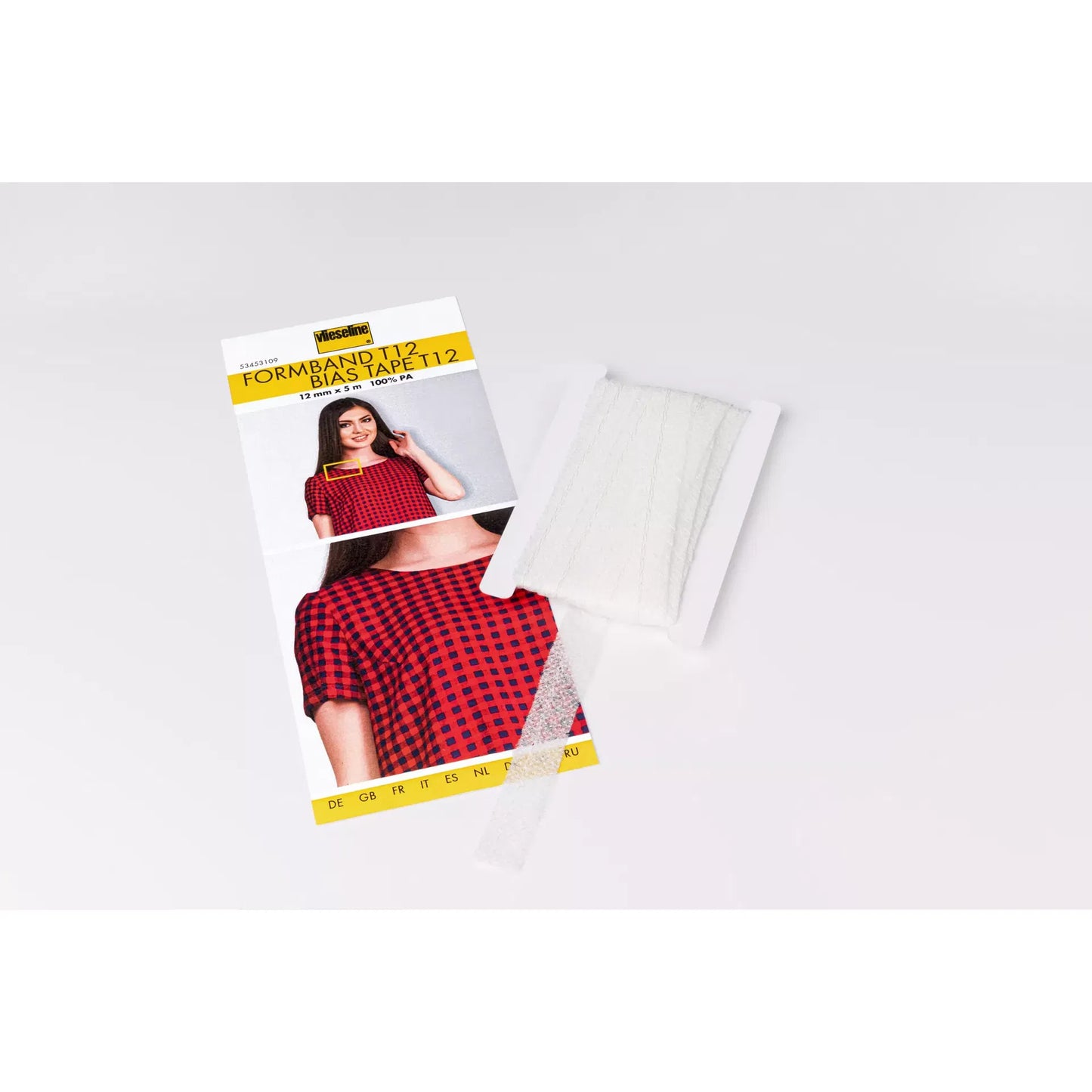 Formband T12, 12mm, weiß