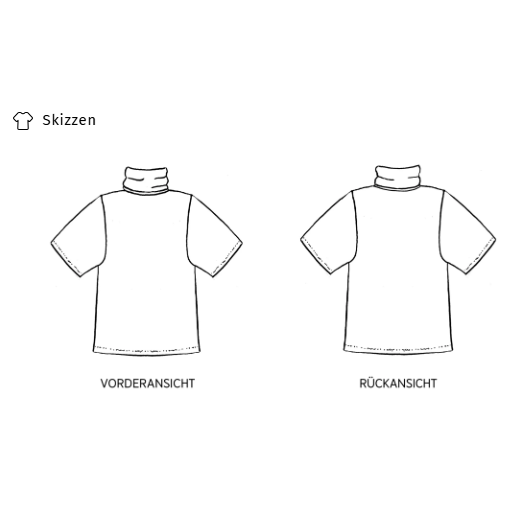 FRAU DÖRTE Rollkragenpullover | Papierschnitt