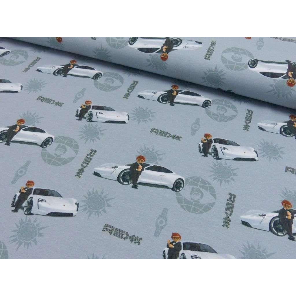 Baumwoll Jersey Digital Druck Playmobil