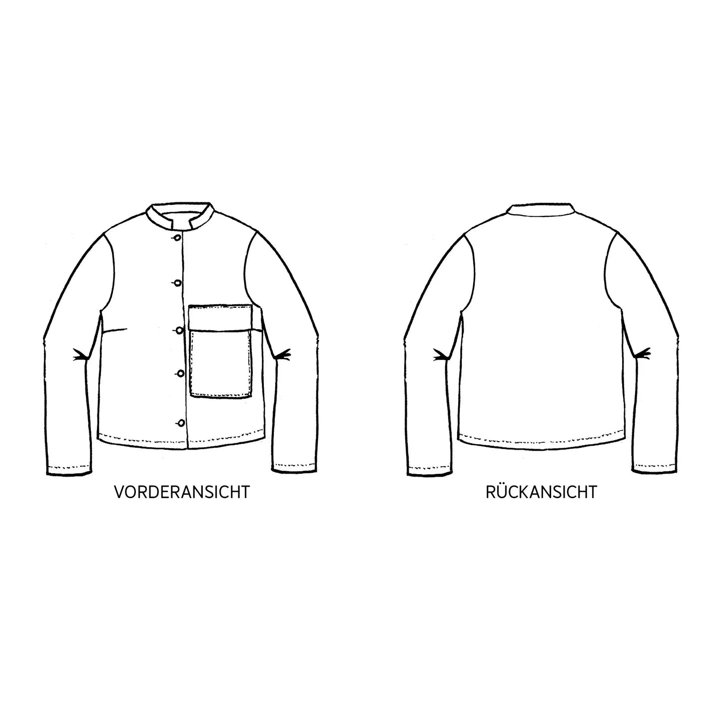 FRAU CLEO Jacke | Papierschnitt