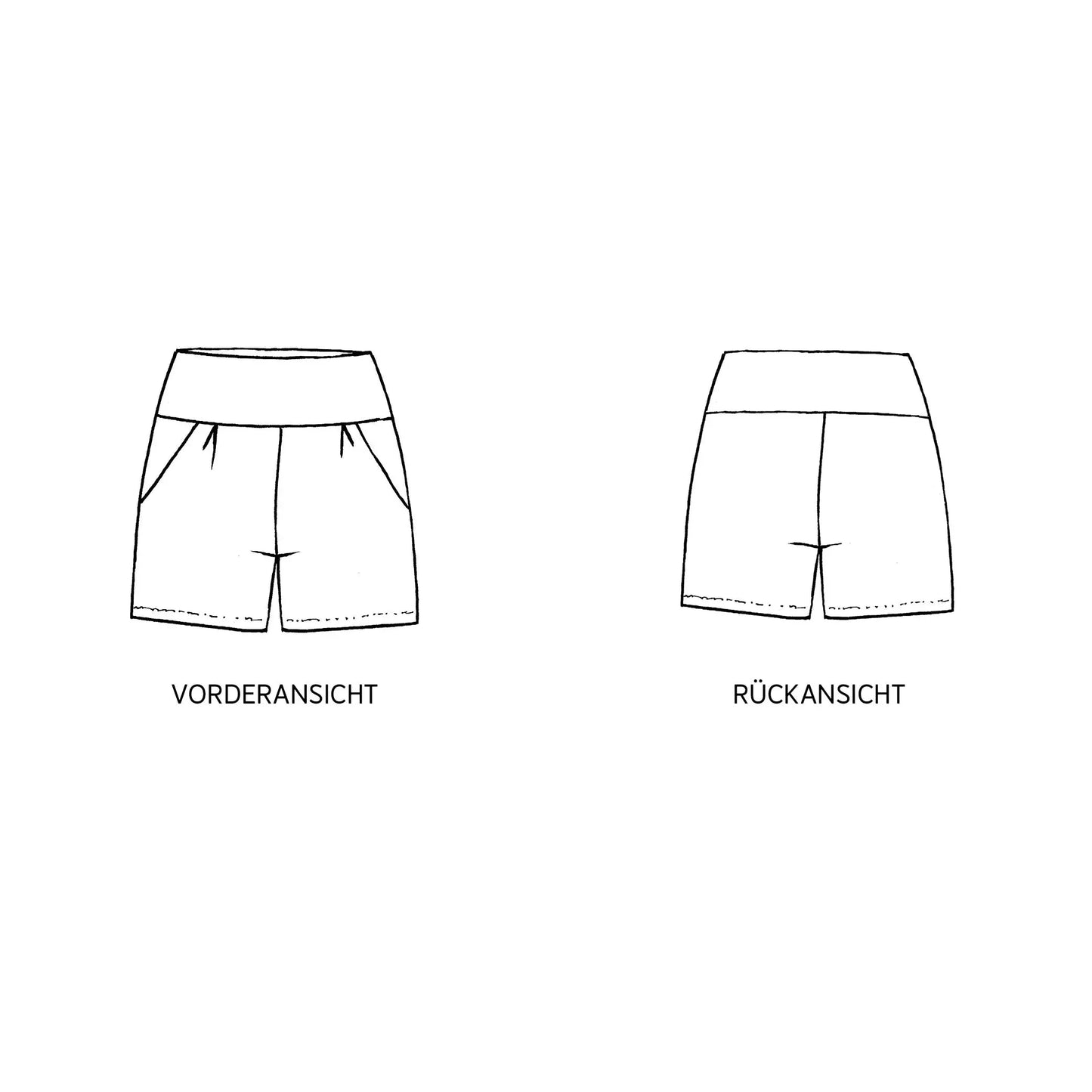 FRAU GESA Shorts | Papierschnitt