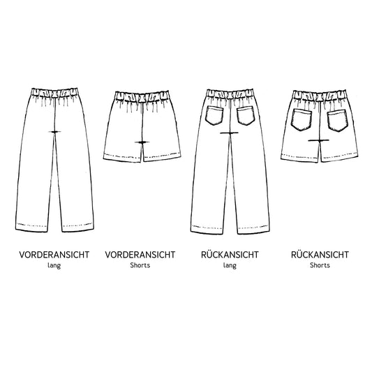 HERR TIM Pyjamahose / Papierschnitt