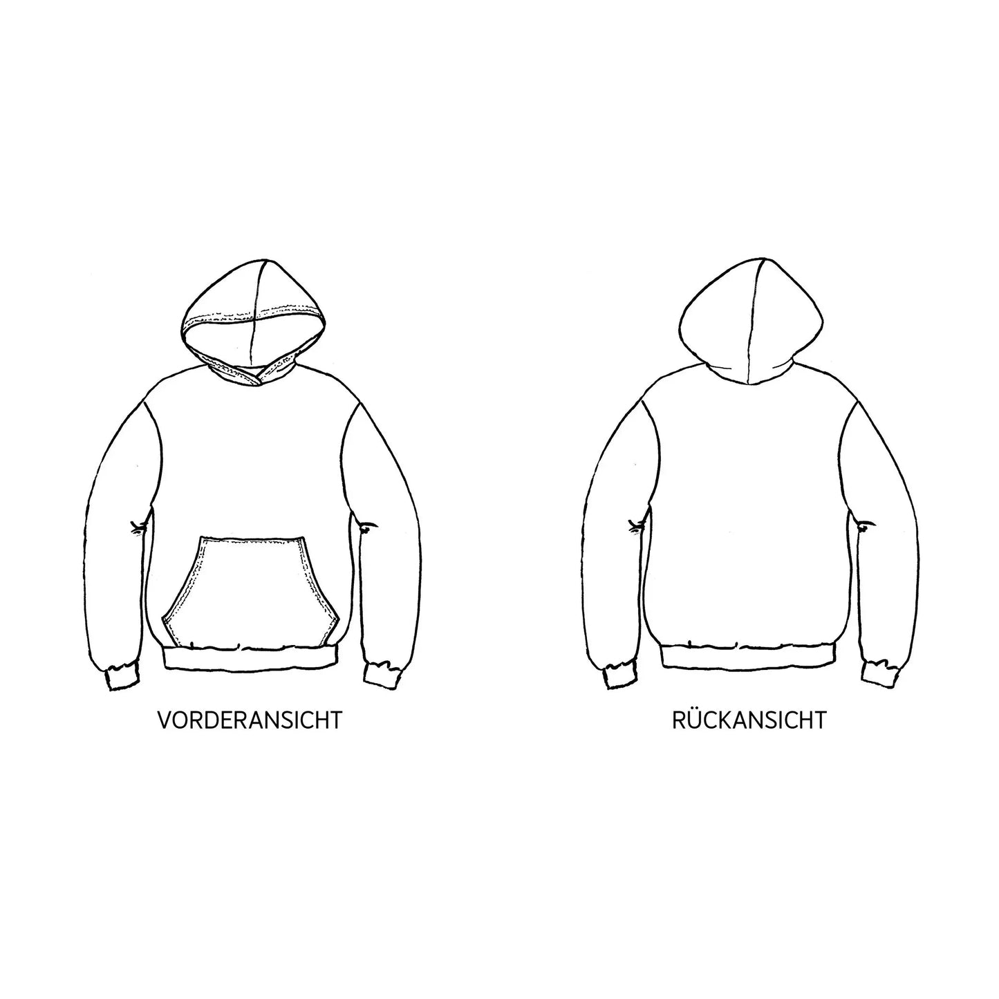 JONA Hoodie | Papierschnitt