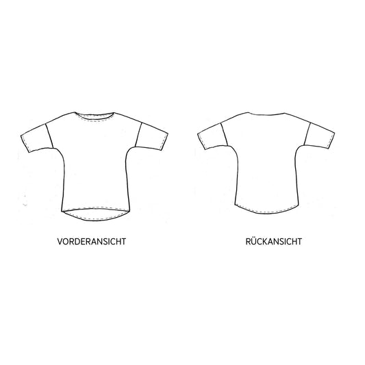 KARLA • Sommershirt 3/4 Ärmel / Papierschnitt
