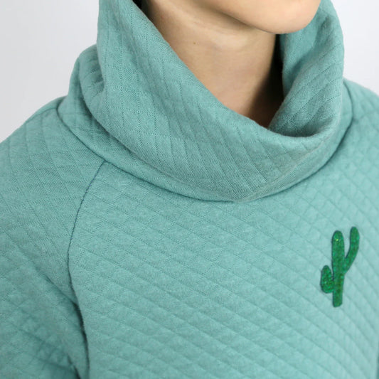 POLLY • Sweatkleid mit Rollkragen PAPIERSCHNITT