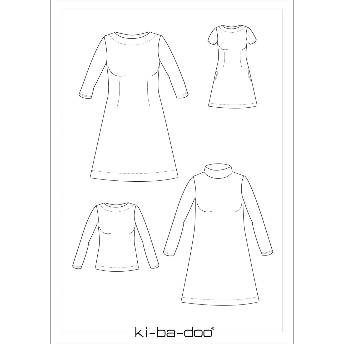 Papierschnitt Kleid/Shirt new Mabinta Damen | Größe 32-58