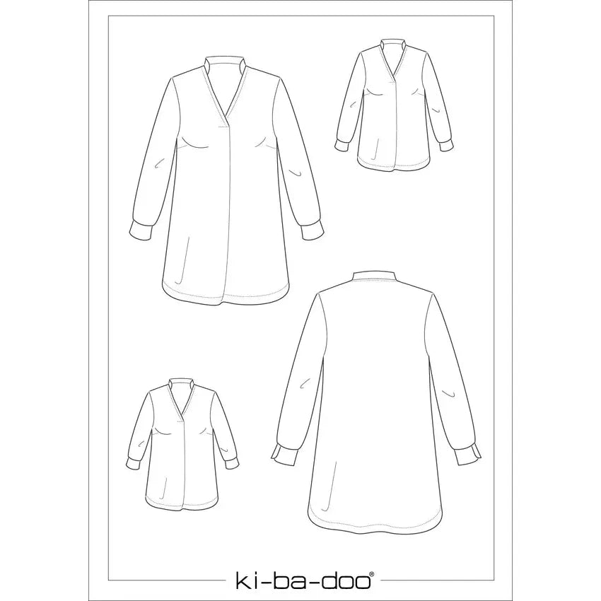 Papierschnitt Bluse Mafrieda | Größe 32- 58