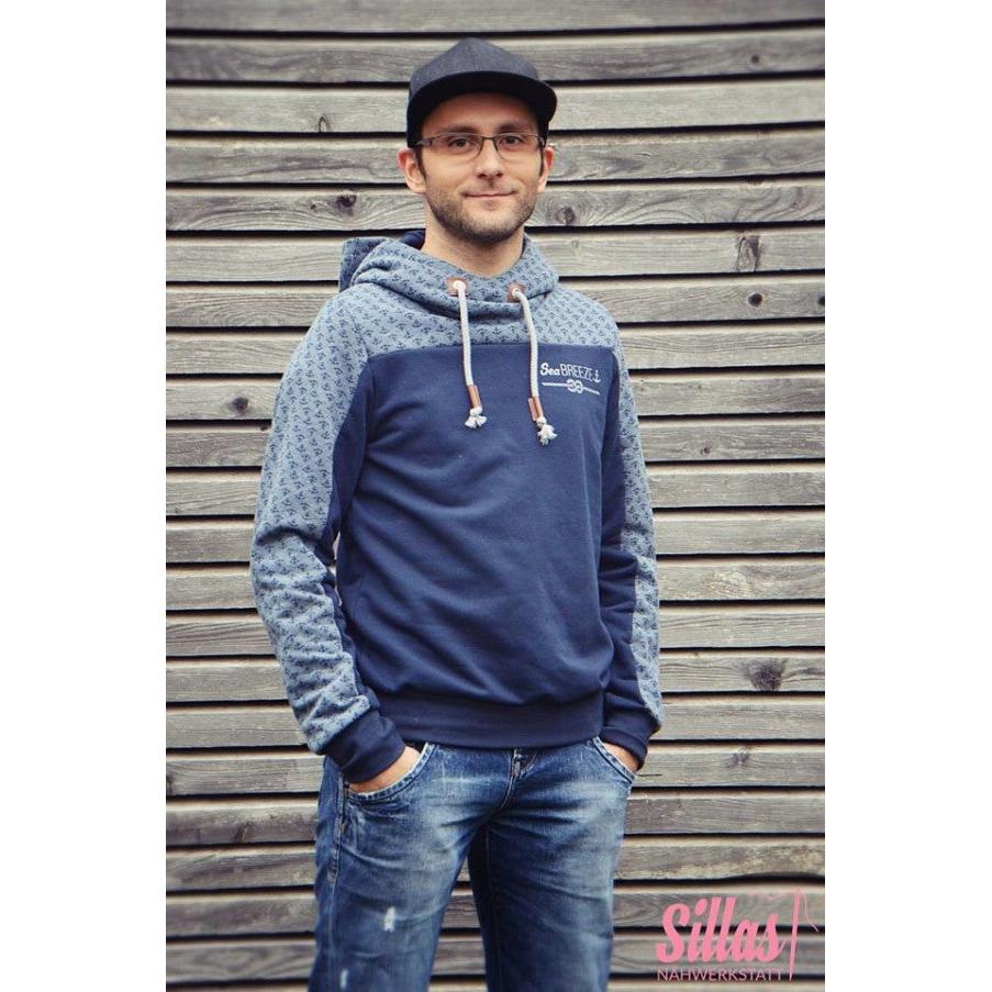 Sein Paco- Hoodie Herren - Papierschnittmuster Gr. XS-4XL