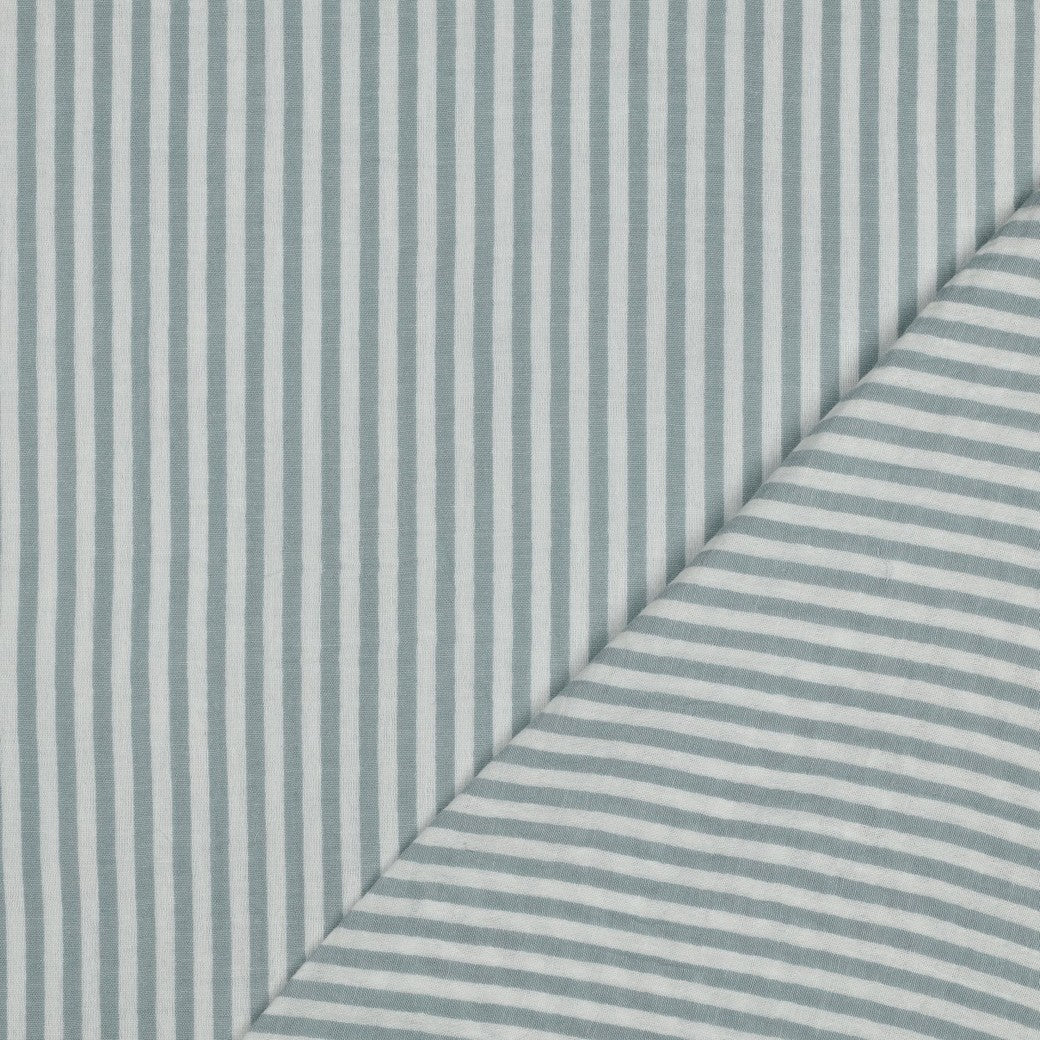 Musselin 2 Farbig Längstreifen