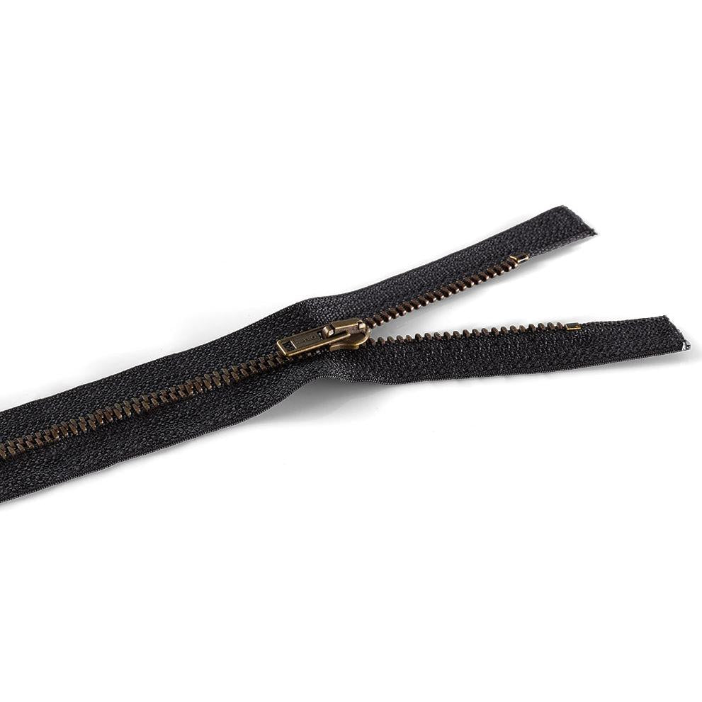 Hosenreißverschluss M40 Werra Antik Gold 20cm