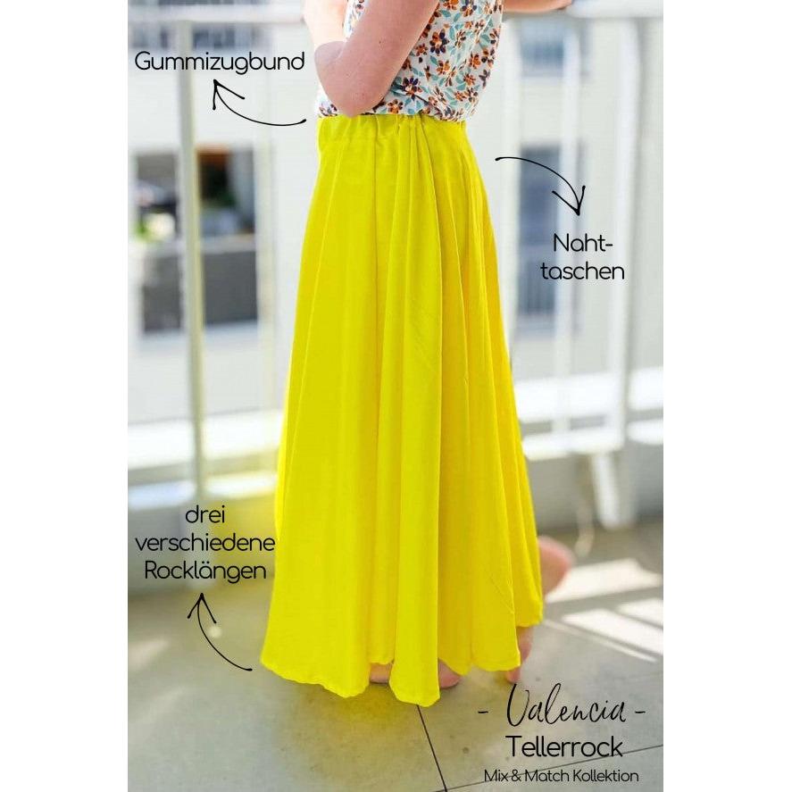 Rock Damen - Papierschnittmuster Gr. 32-58 - Valencia