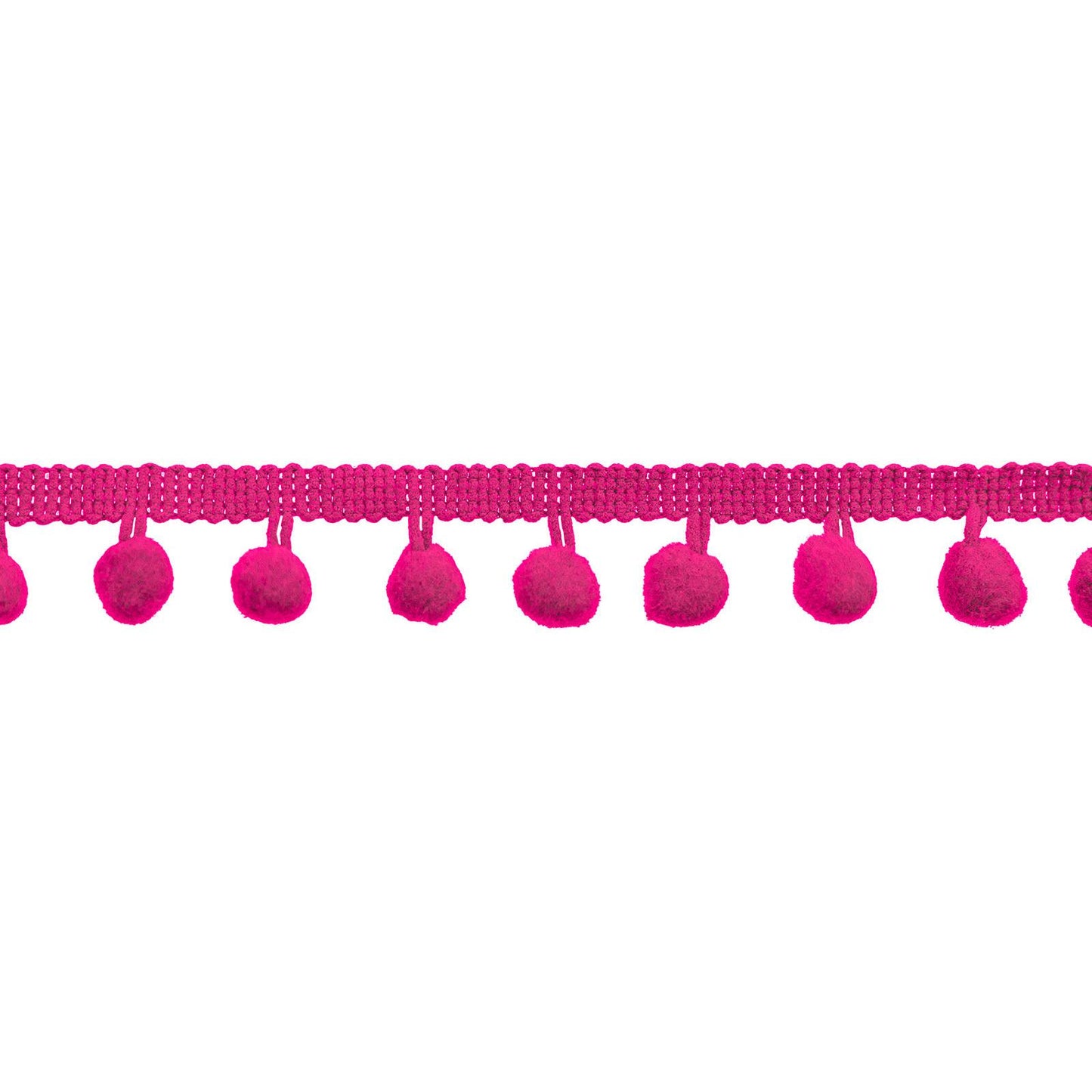 Pomponborte 18mm rosa