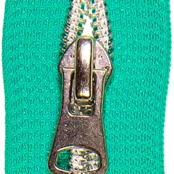 Endlosreißverschlusse 8mm Zähne incl aufgezogene Schieber-  silber