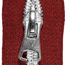 Endlosreißverschlusse 8mm Zähne incl aufgezogene Schieber-  silber