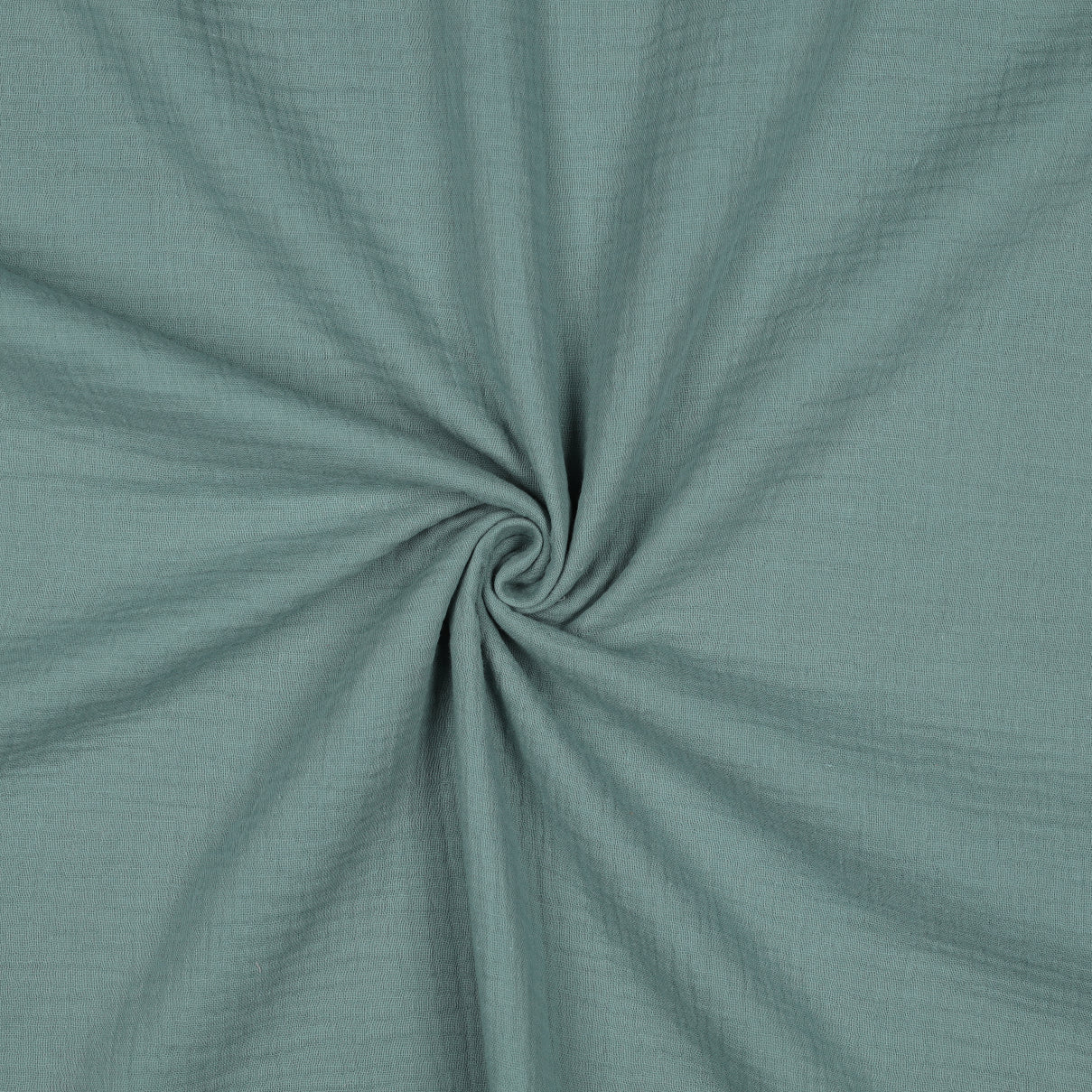 Musselin uni - dunkel mint