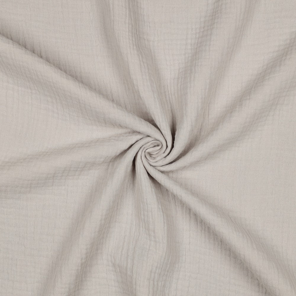 Musselin GOTS - hell sand