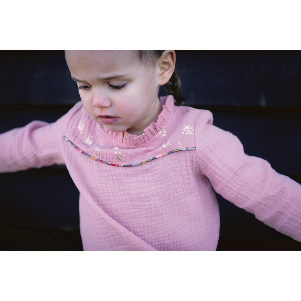 Musselin GOTS - alt  lila