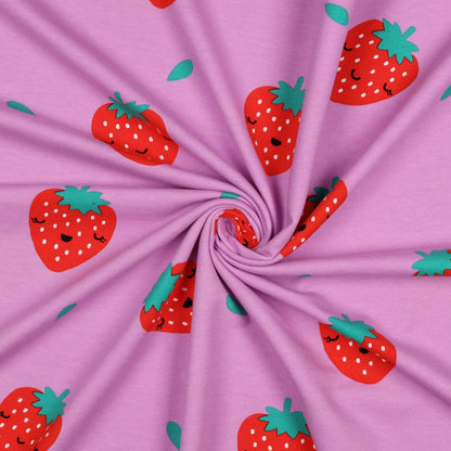 SOFT SWEAT ERDBEEREN - ROSA