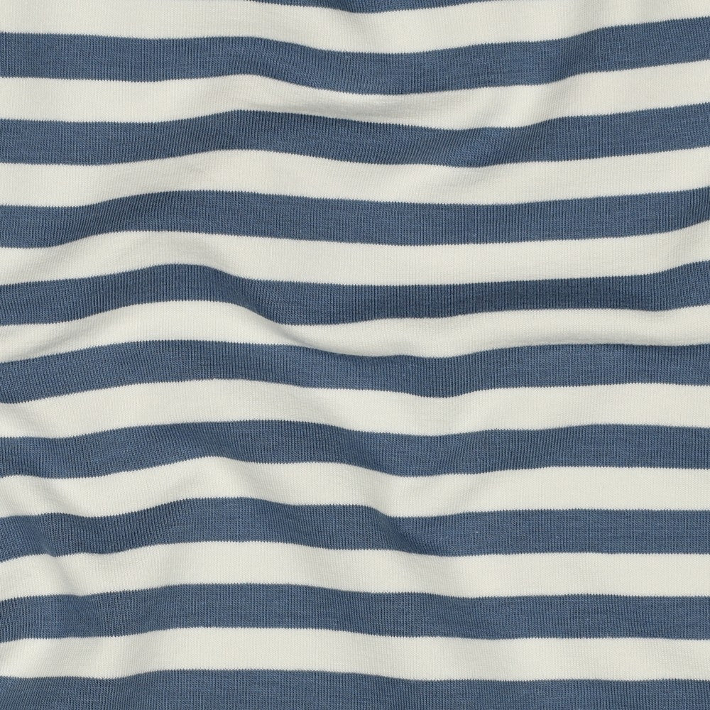 French Terry maritime Streifen
