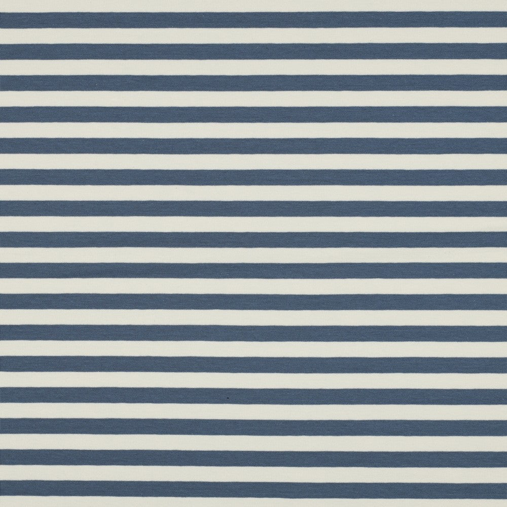 French Terry maritime Streifen