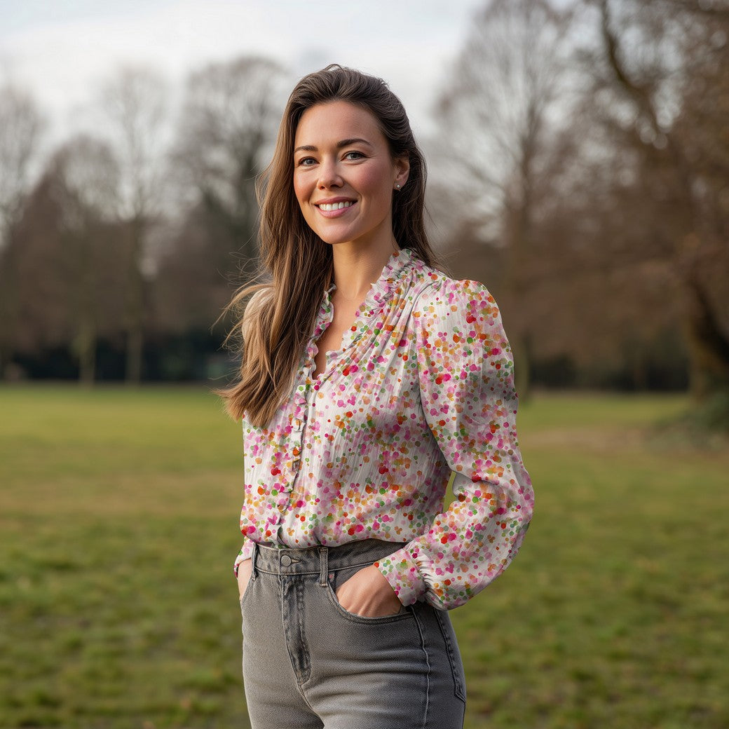 Viskose „Konfetti Aquarell“ – Verhees ✨