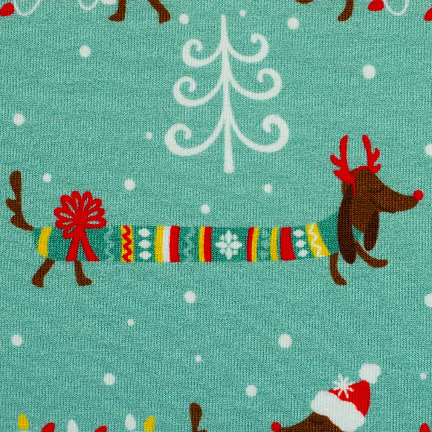 Sweat HOLLY – Weihnachts-Hundefreuden für dein Nähprojekt