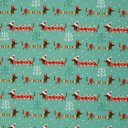 Sweat HOLLY – Weihnachts-Hundefreuden für dein Nähprojekt