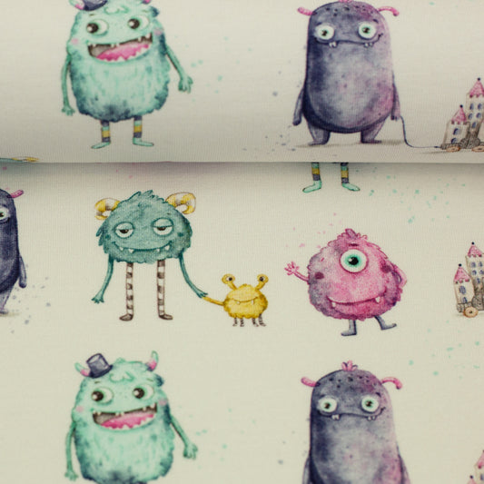 Baumwolljersey "Miracle Monster" by Christiane Zielinski- Swafing