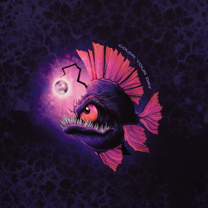 French Terry Panel „Deep Water Anglerfisch“ by Thorsten Berger