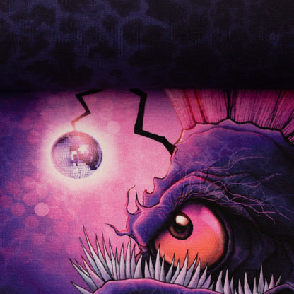 French Terry Panel „Deep Water Anglerfisch“ by Thorsten Berger