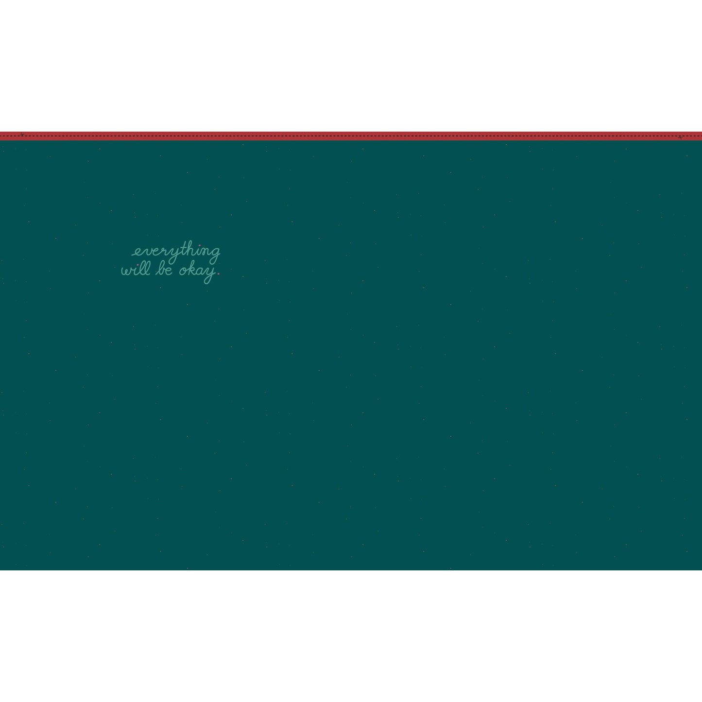 French Terry Panel „Everything will be okay“ by Käselotti