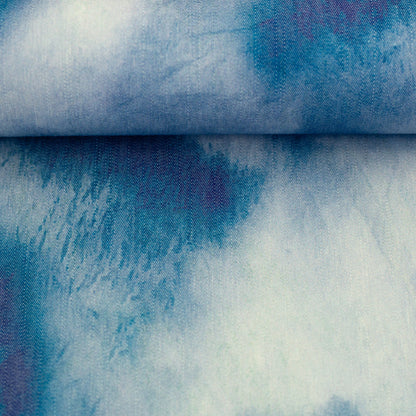 Strech-Jeans "Agnes- Batik blau"- Swafing