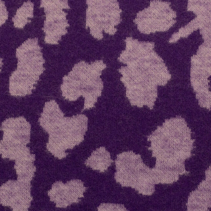 Swafing Strickstoff Emily aus Baumwolle mit modernem Leomuster für Pullover, Cardigans und Kleider