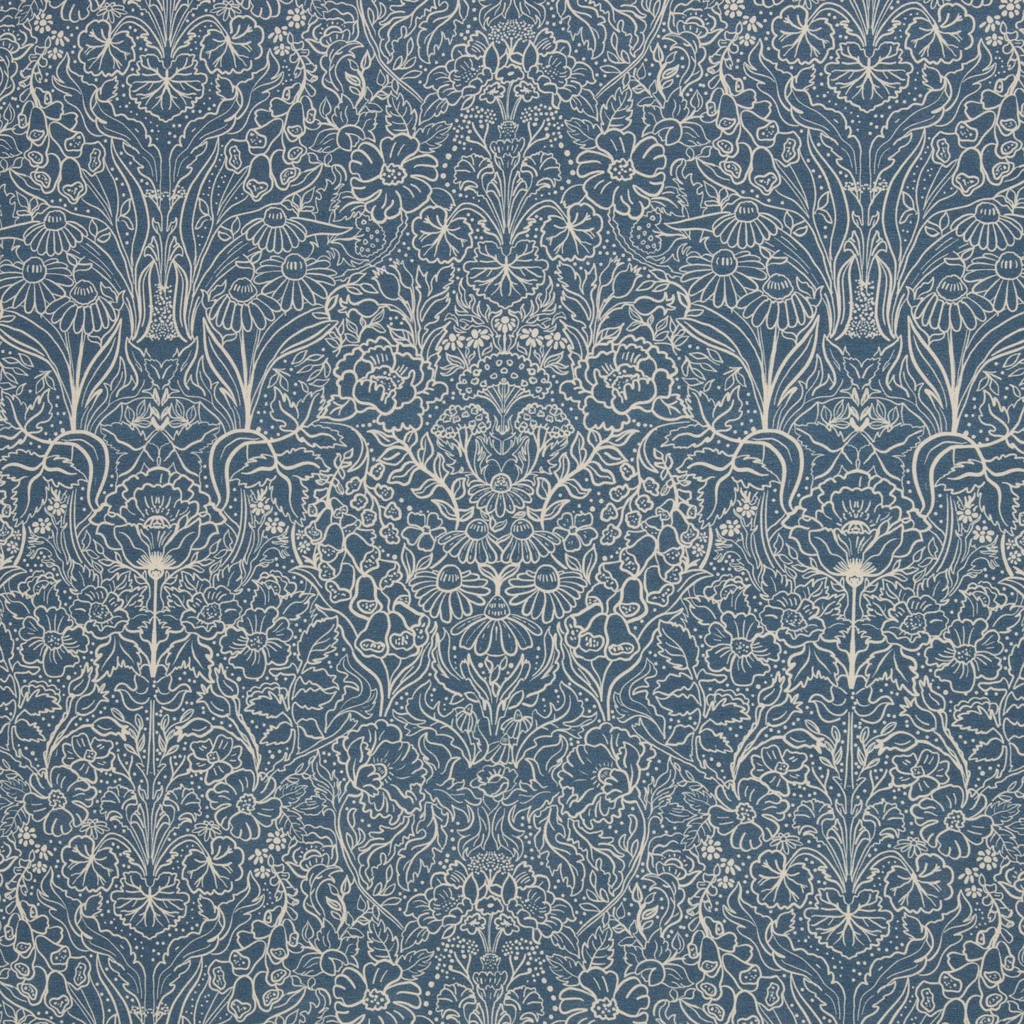 Jersey Autumn Damask by Bienvenido Colorido- swafing
